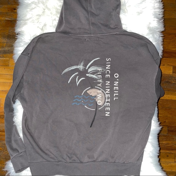 Sold_ O'Neill Juniors' Offshore Cotton Fleece Hoodie - Picture 2 of 5